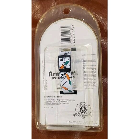 1998 Looney Tunes Armitron Musical Flip Top Digital Watch Non-working Sealed - Picture 2 of 7